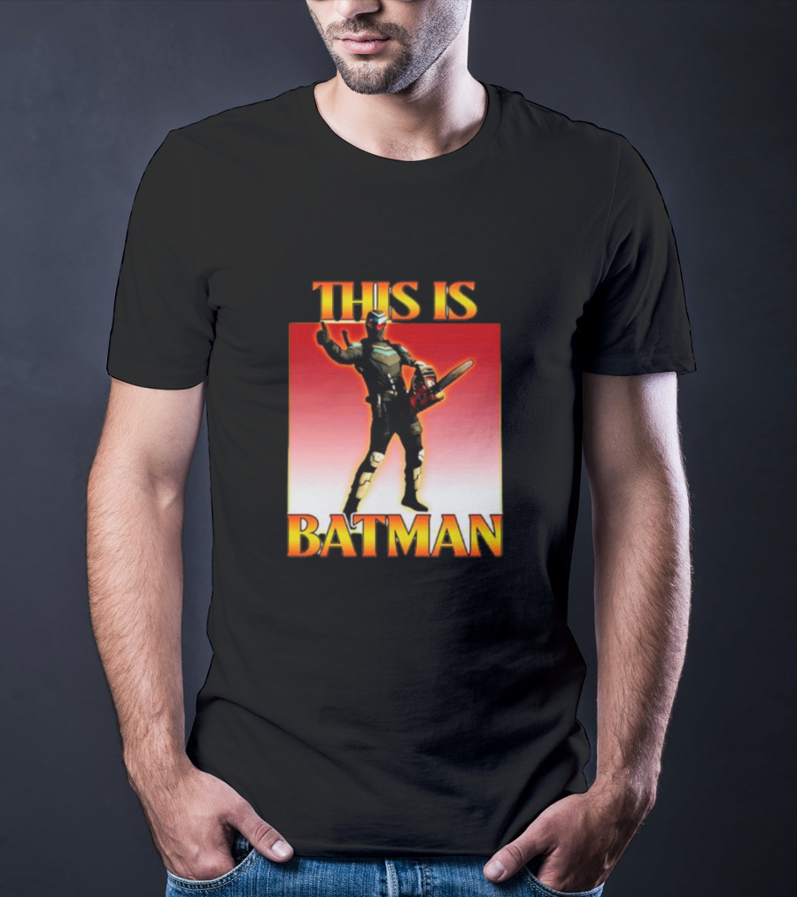 THIS IS BATMAN Chainsaw Hero T-Shirt