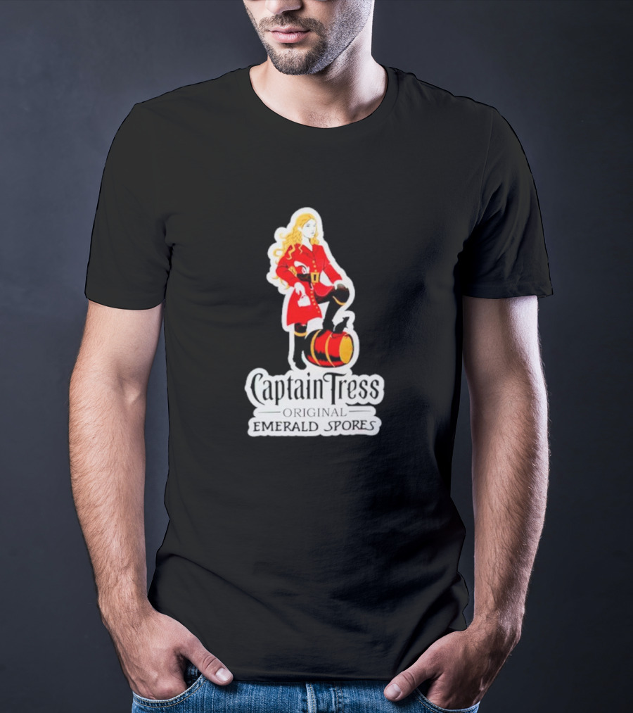 Captain Tress Original Emerald Spores T-Shirt