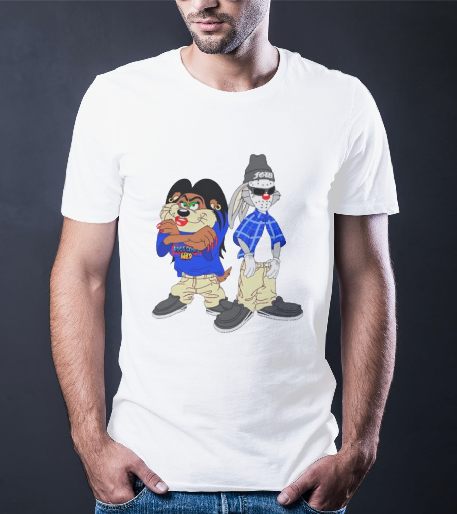 Foos Gone Wild Fooneytunez Cartoon Style Characters T-Shirt