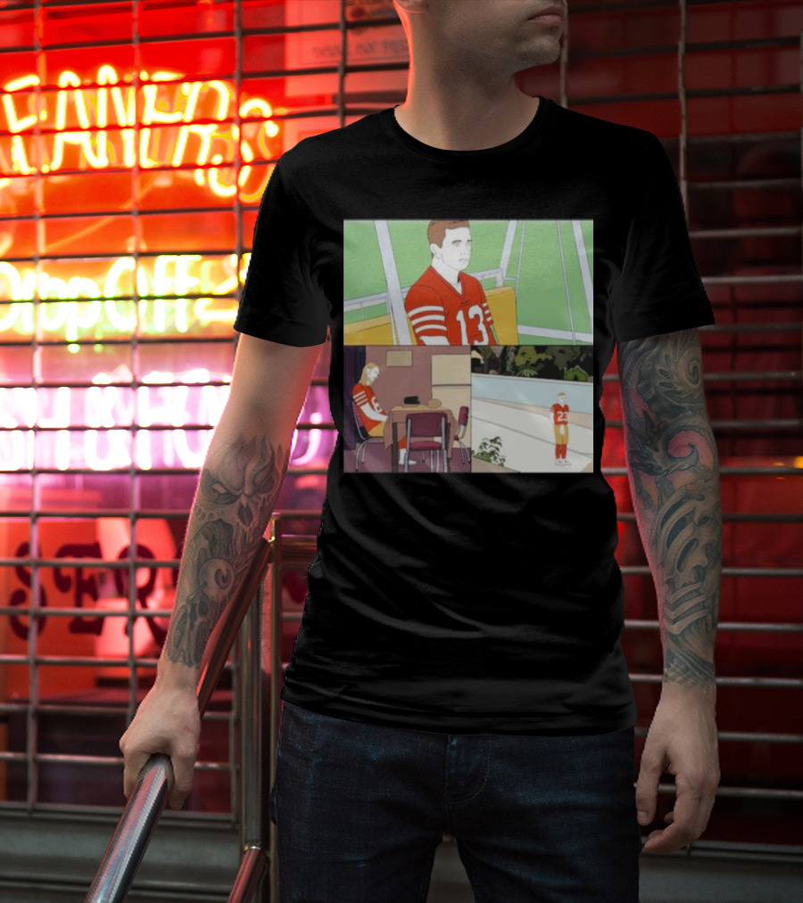 Bye Week Mood Football Reflection Trio T-Shirt