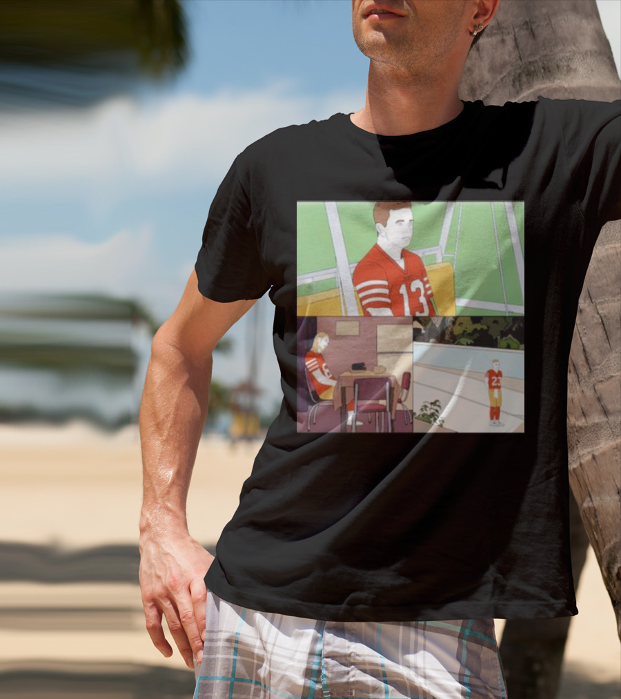 Bye Week Mood Football Reflection Trio T-Shirt