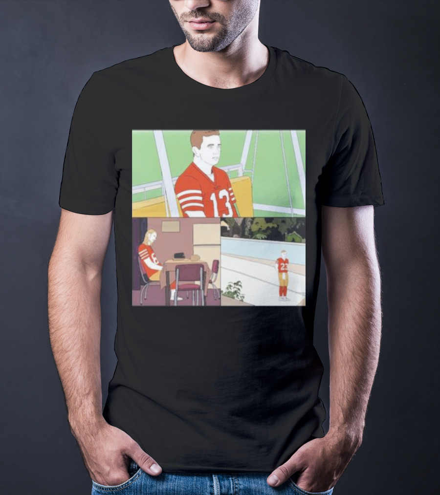 Bye Week Mood Football Reflection Trio T-Shirt