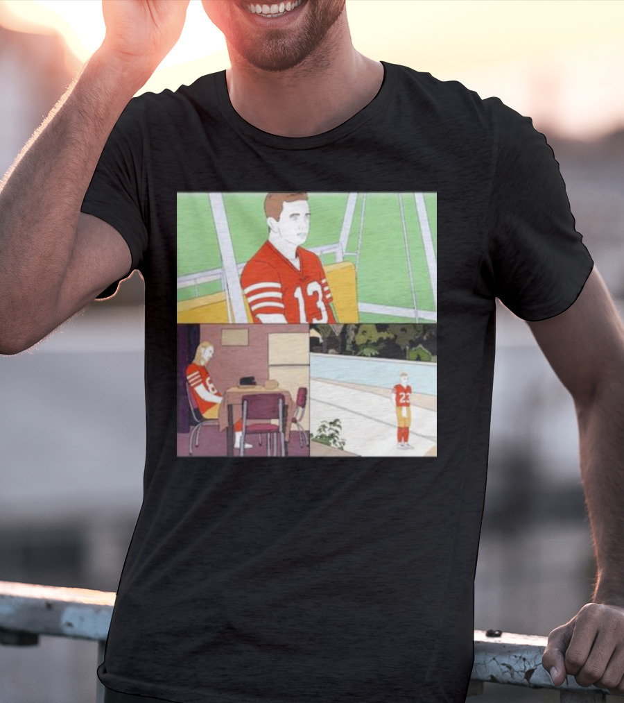 Bye Week Mood Football Reflection Trio T-Shirt