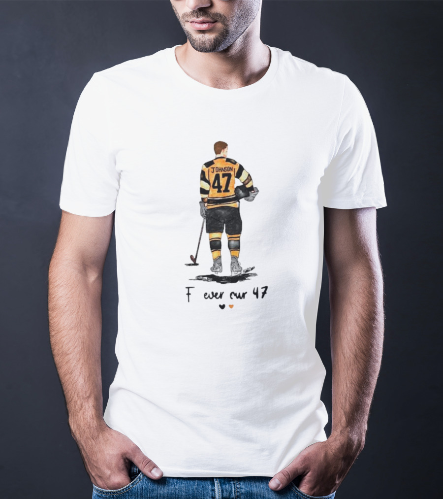 Adam Johnson Forever Our 47 Hockey T-Shirt