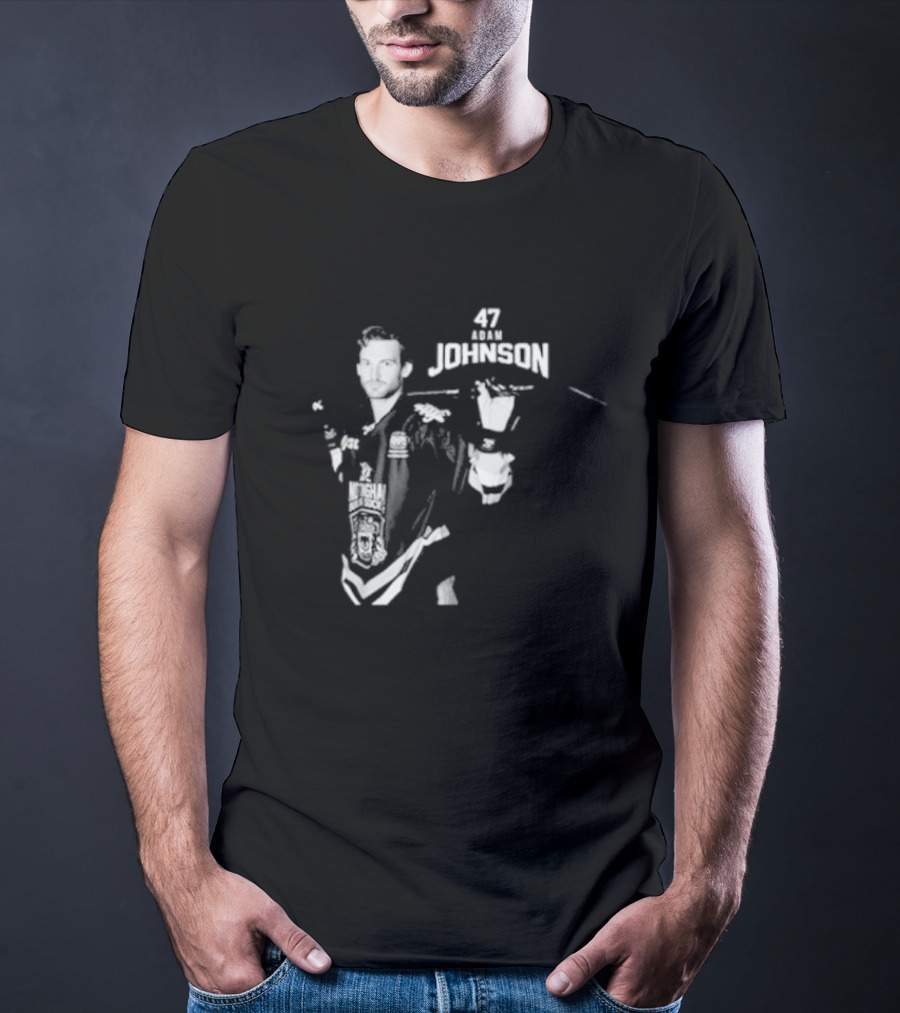 Adam Johnson 47 Memorial Ice Hockey Legend T-Shirt