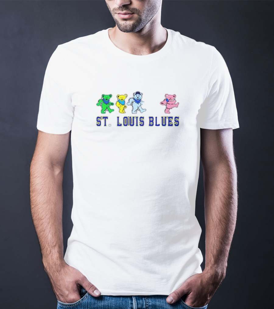 Grateful Dead St. Louis Blues Dancing Bears T-Shirt