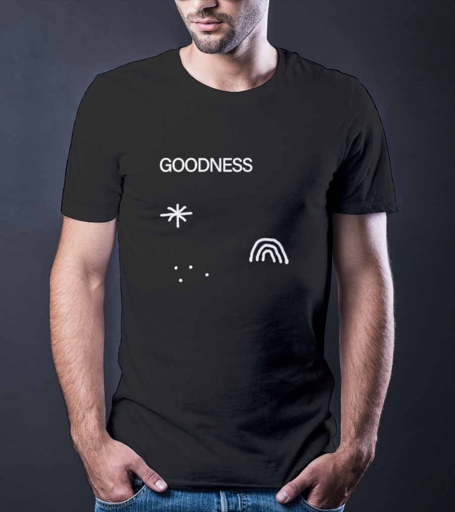 GOODNESS Star Rainbow And Dots By Chris Stedman T-Shirt