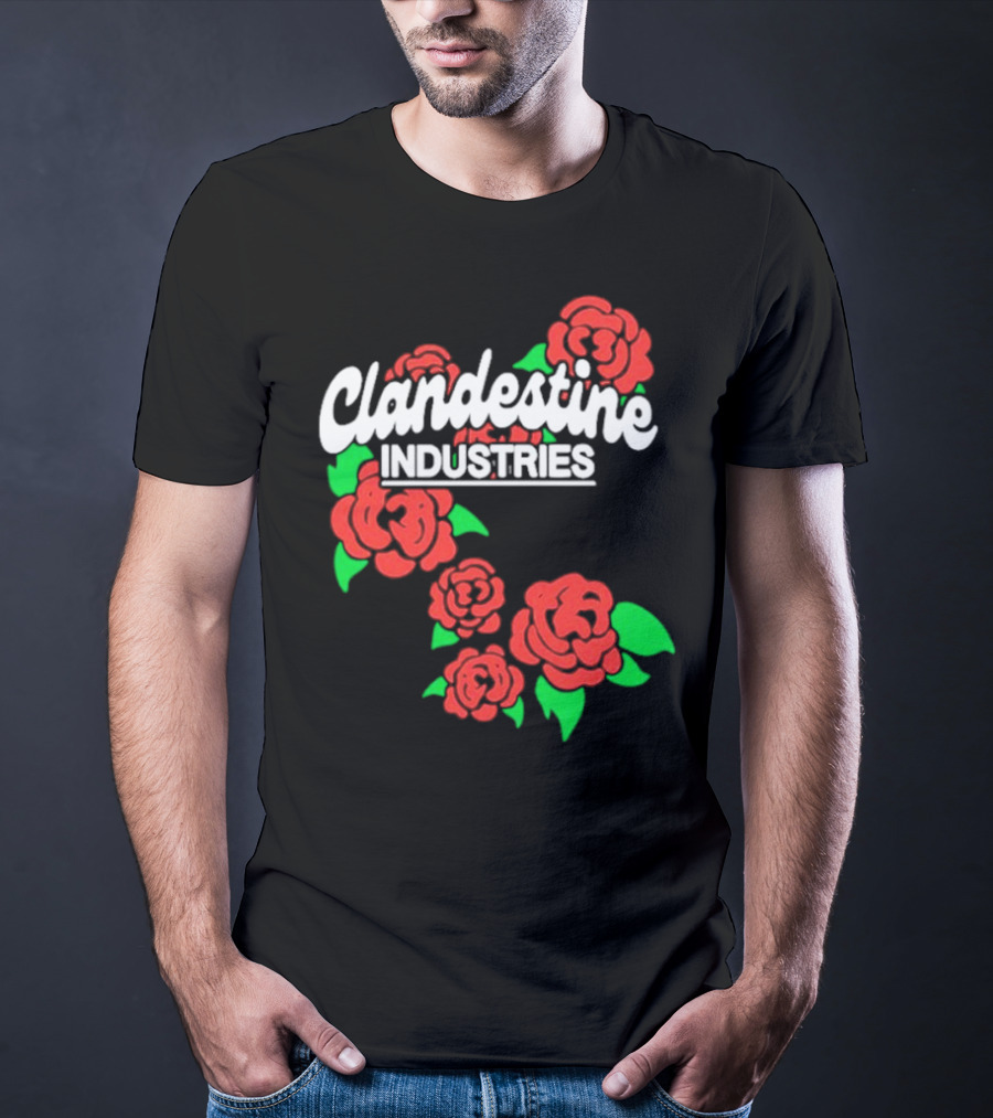 Clandestine Industries Red Roses T-Shirt