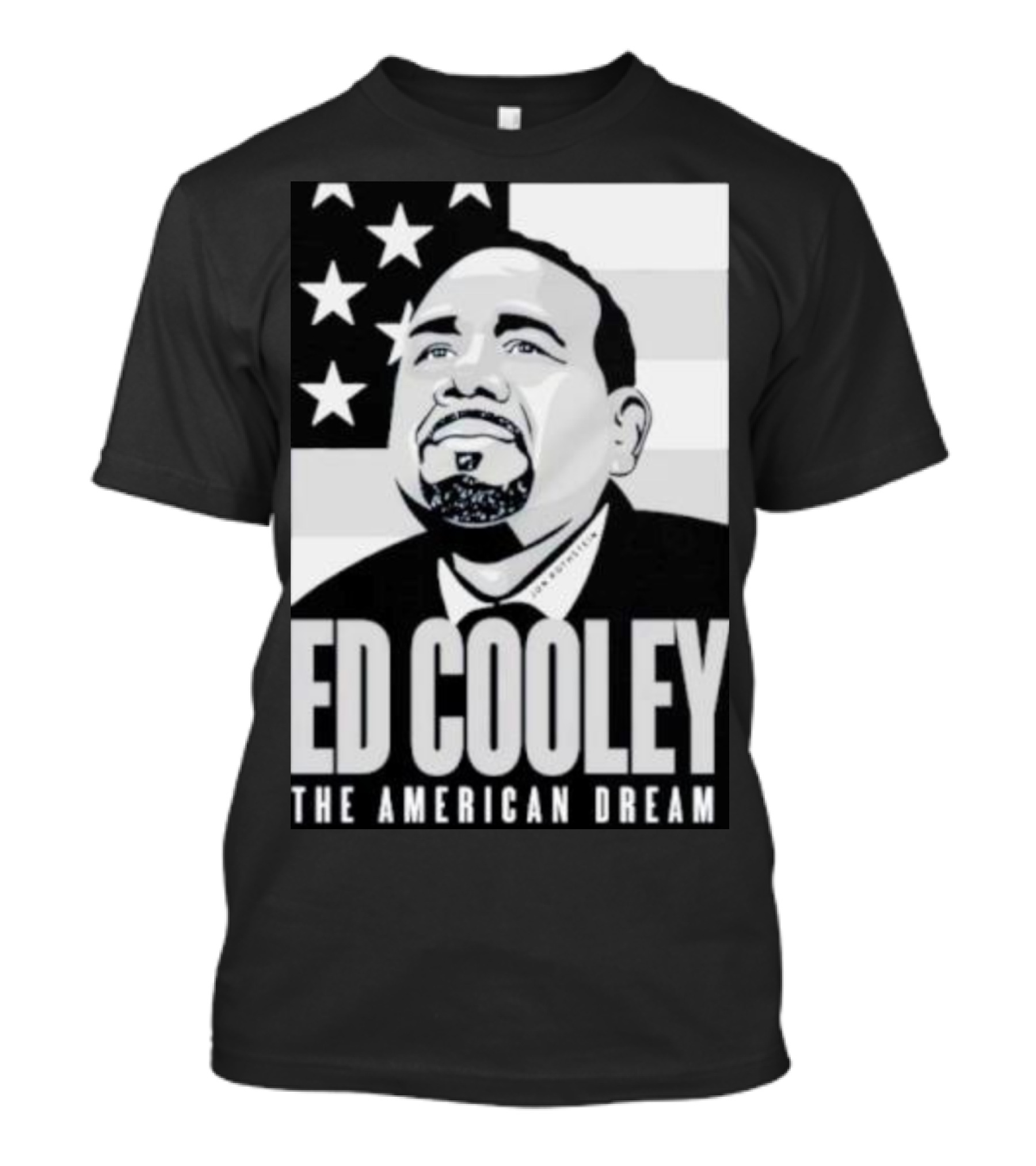 Ed Cooley The American Dream USA Flag T-Shirt