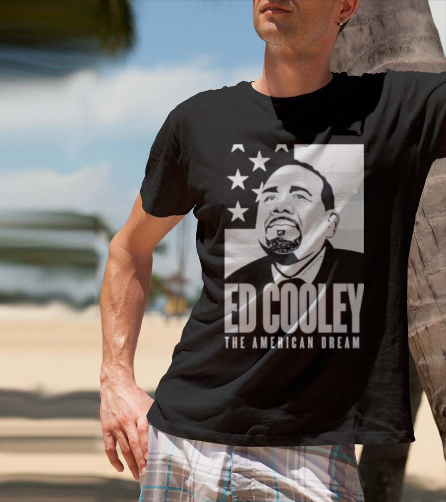 Ed Cooley The American Dream USA Flag T-Shirt