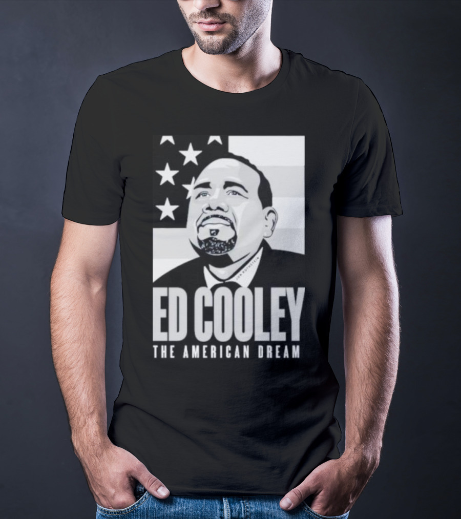 Ed Cooley The American Dream USA Flag T-Shirt