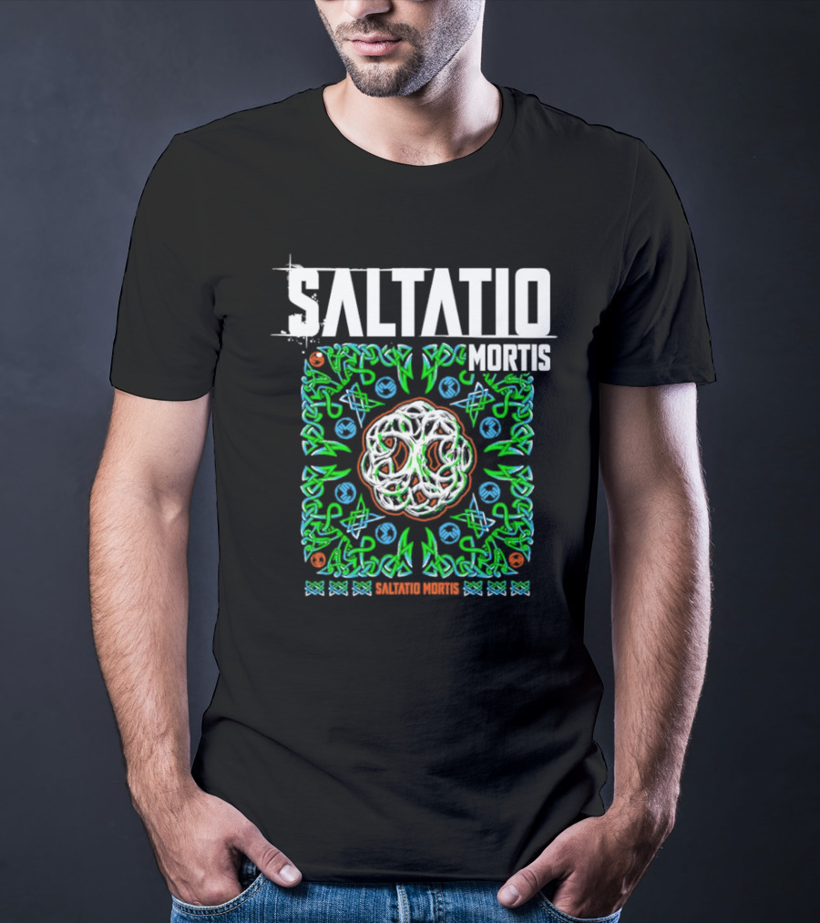 Saltatio Mortis Celtic Knotwork Green Mystical T-Shirt