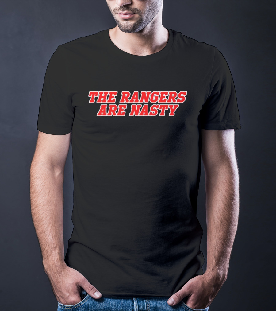The Rangers Are Nasty Red T-Shirt