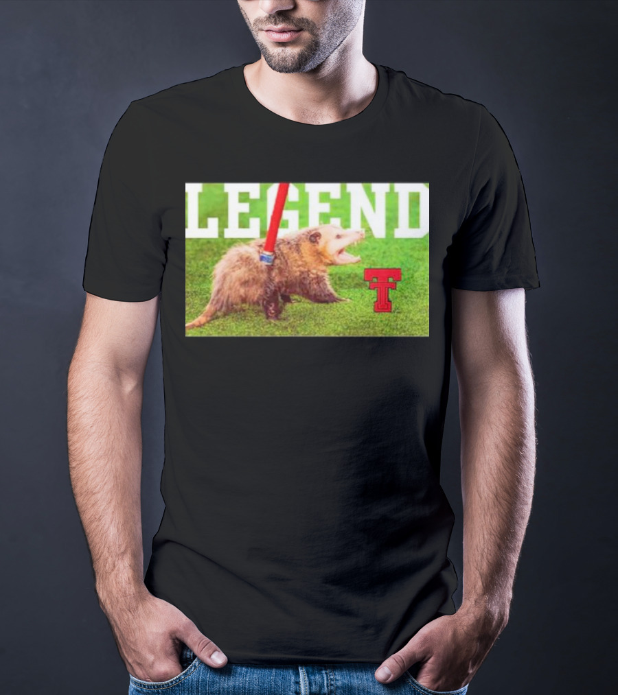Opossum Legend Texas Tech Football T-Shirt