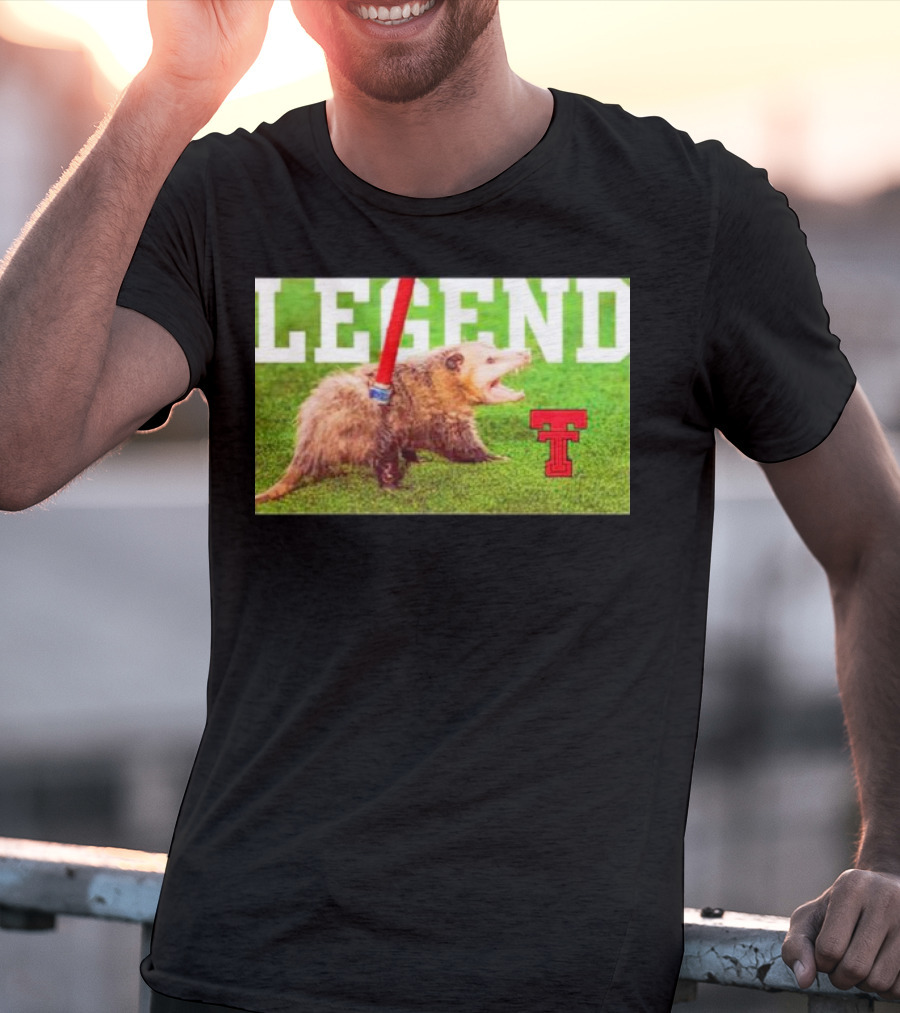 Opossum Legend Texas Tech Football T-Shirt