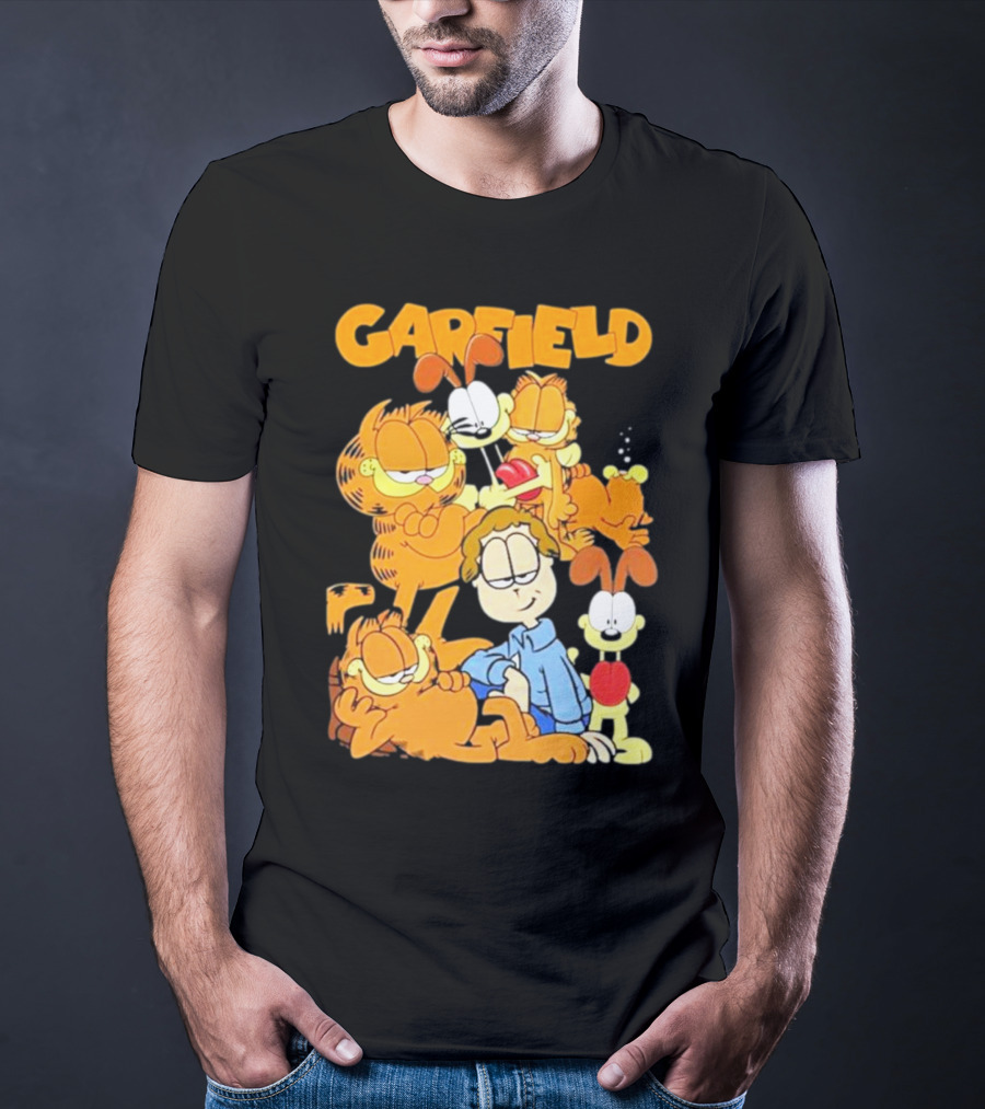 Garfield And Friends Group Character T-Shirt