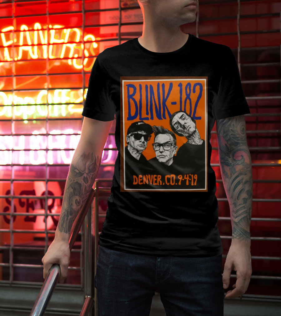 BLINK-182 Denver CO 9-4-19 T-Shirt