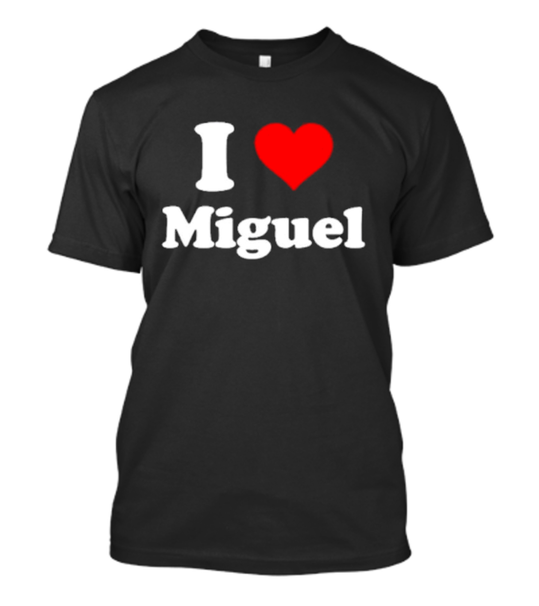 I Love Miguel Red Heart T-Shirt