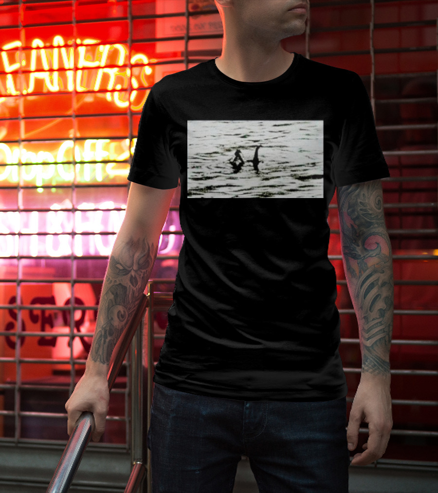 Louis Wearing Palace Nessie Surfers On Loch Ness Monster T-Shirt