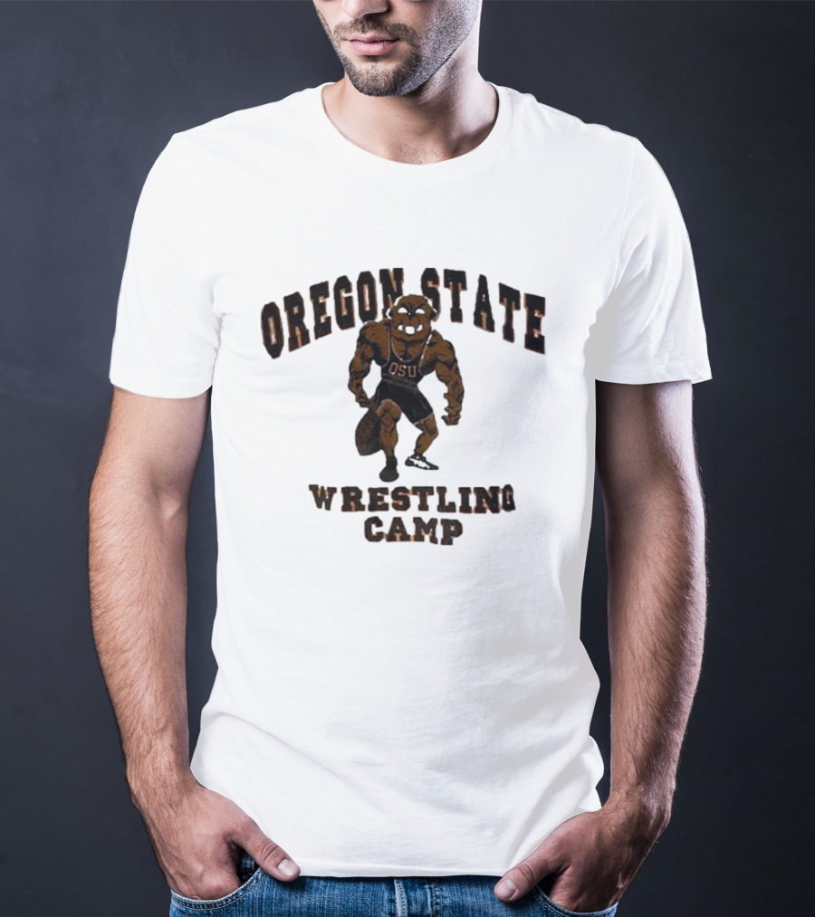 Oregon State OSU Wrestling Camp Vintage Beavers T-Shirt