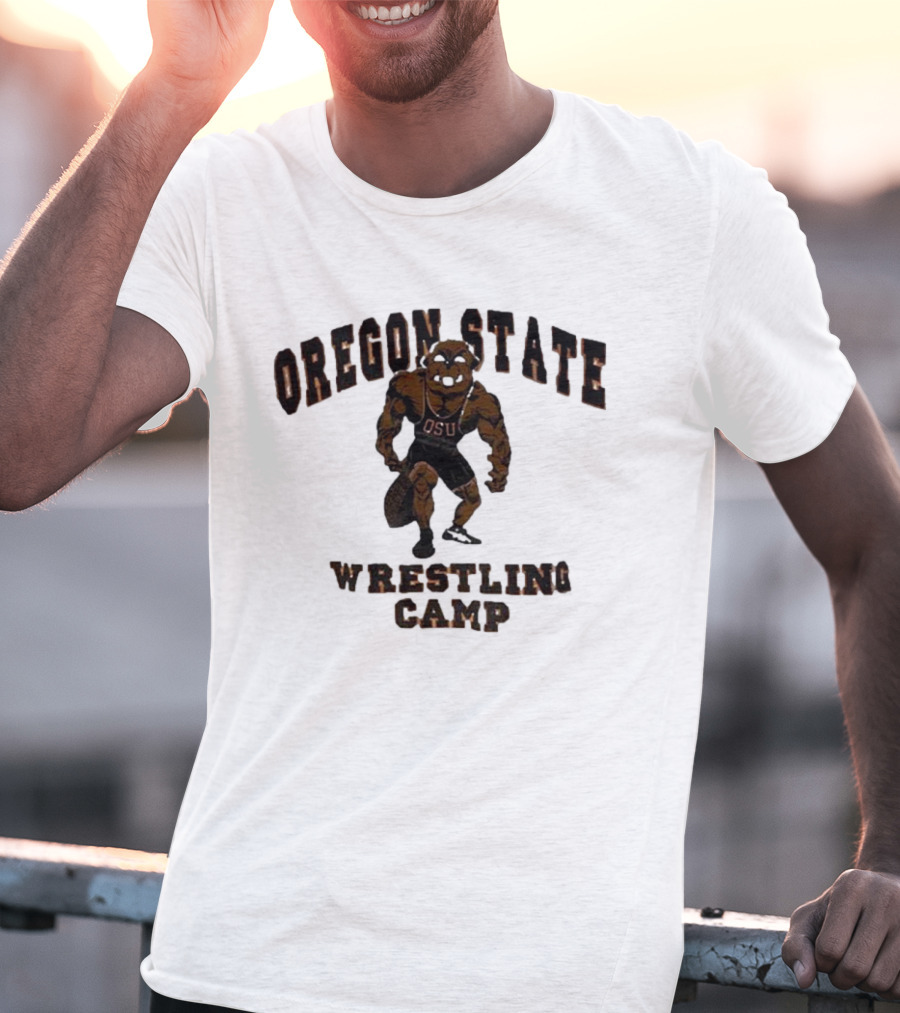 Oregon State OSU Wrestling Camp Vintage Beavers T-Shirt