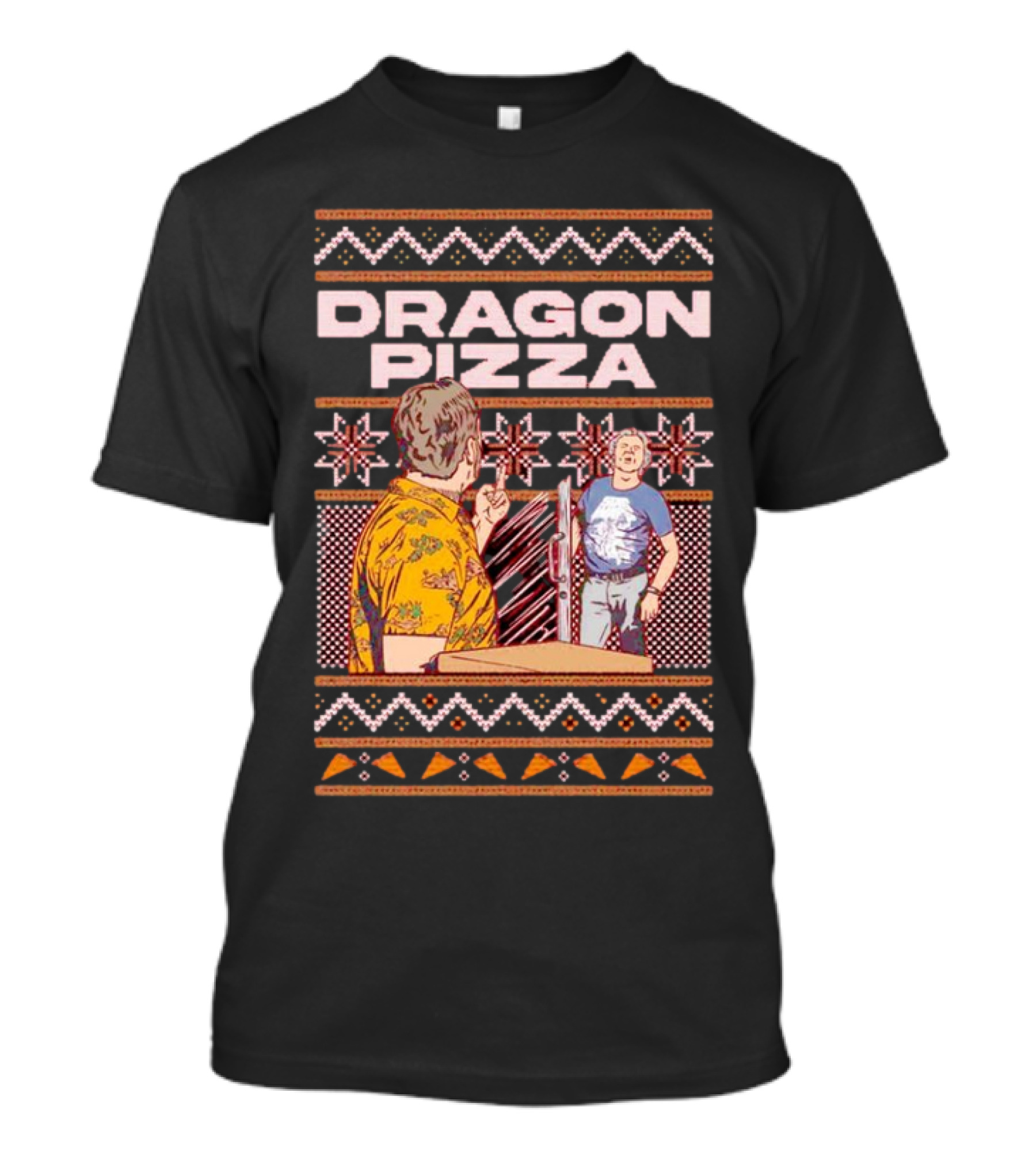 Dragon Pizza Dave Portnoy Retro T-Shirt
