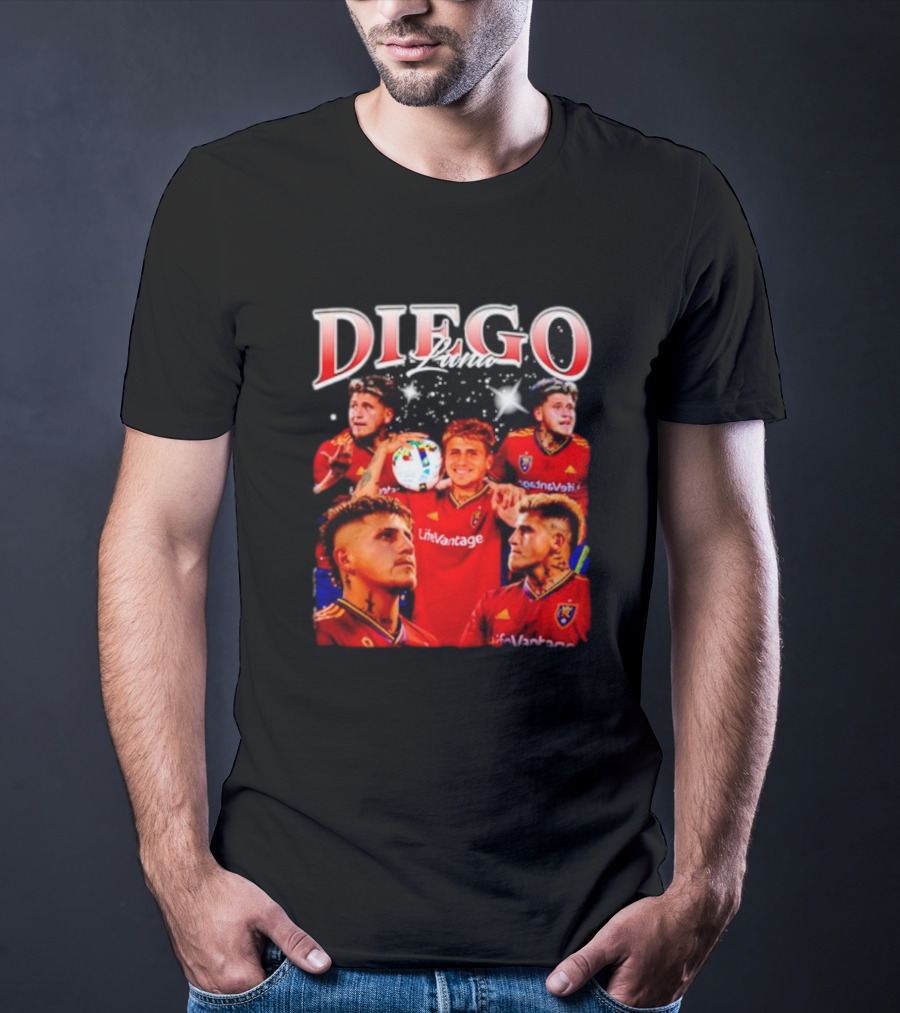 Diego Luna Real Salt Lake Soccer Star Bootleg T-Shirt