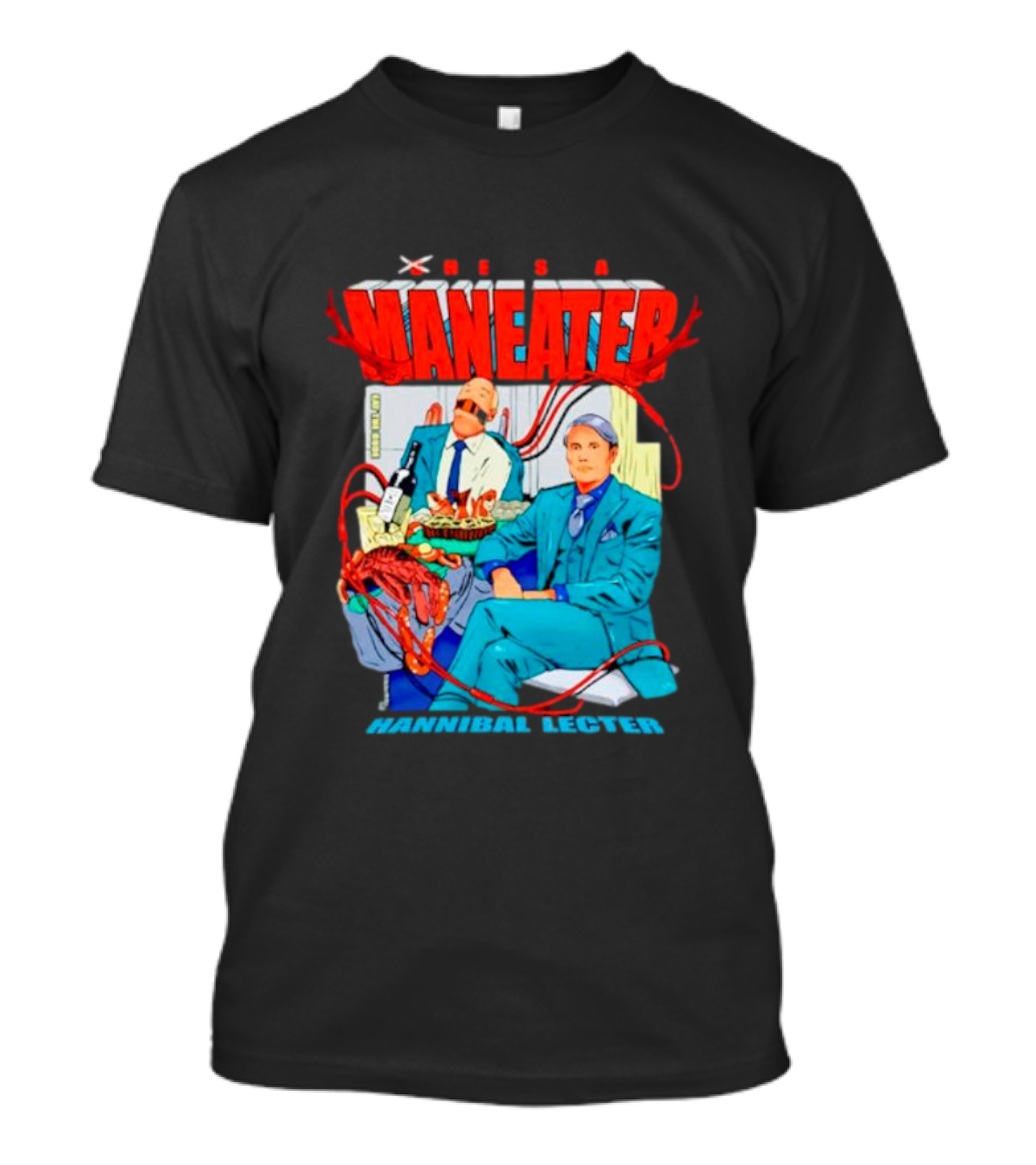 Maneater Hannibal Lecter Vintage Comic T-Shirt