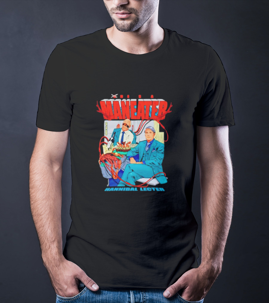 Maneater Hannibal Lecter Vintage Comic T-Shirt
