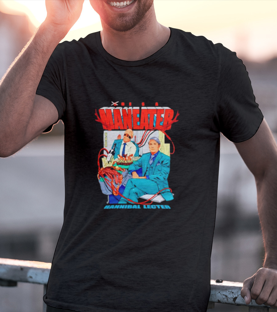 Maneater Hannibal Lecter Vintage Comic T-Shirt