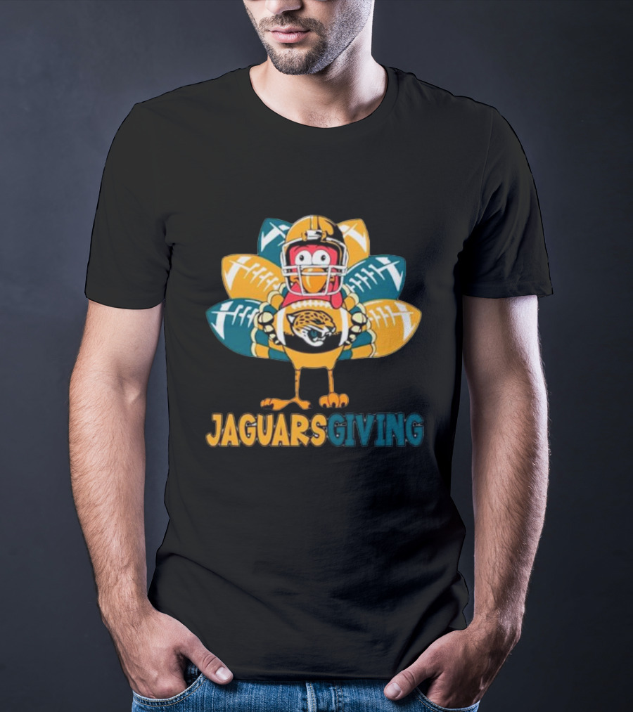 Jaguarsgiving Thanksgiving Jacksonville Jaguars Turkey T-Shirt