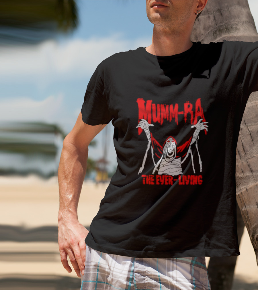 Mumm-Ra The Ever-Living Red And White T-Shirt