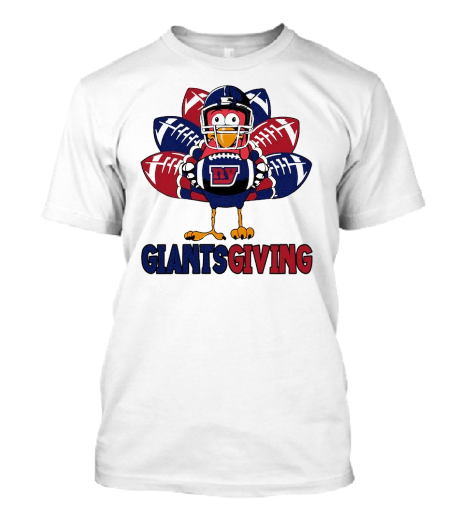 New York Giants Turkey Football Giantsgiving Thanksgiving T-Shirt
