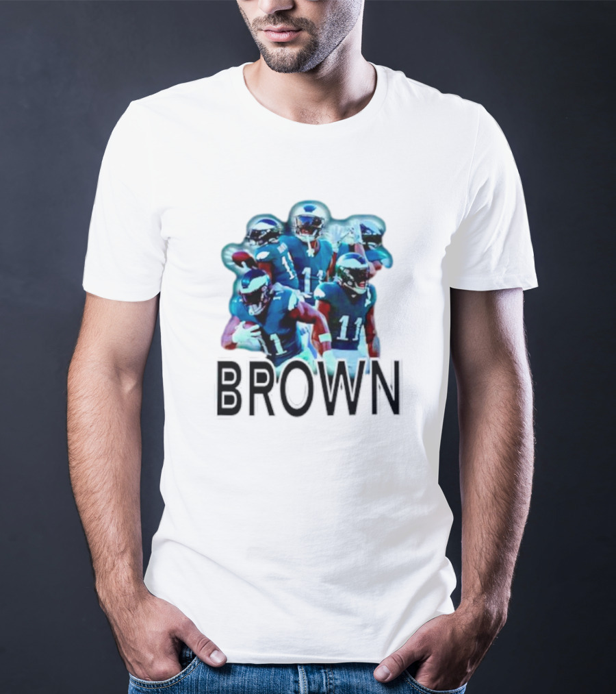 Philadelphia Eagles AJ Brown NFL Football T-Shirt