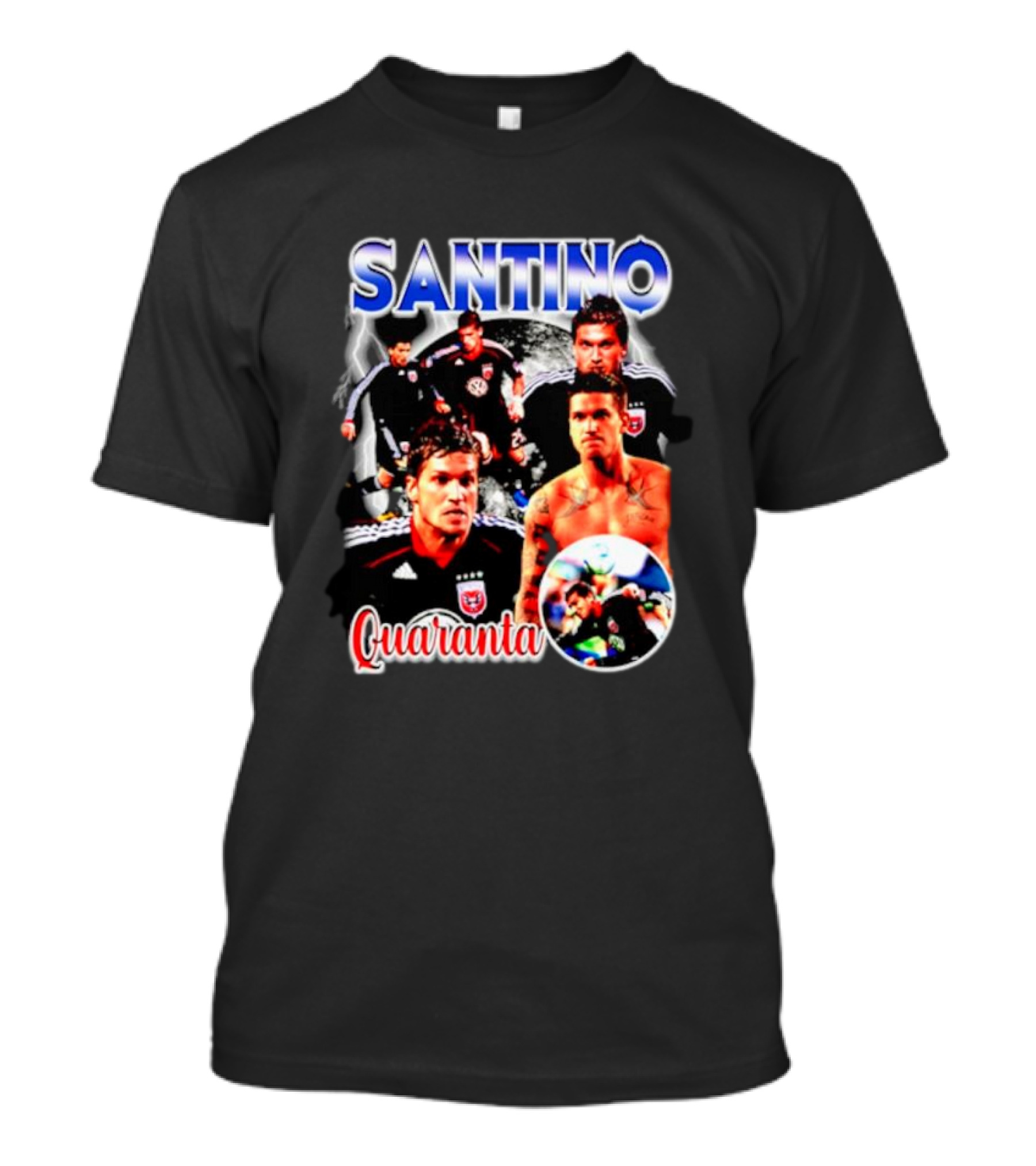 Santino Quaranta Soccer Montage DC United Moments T-Shirt