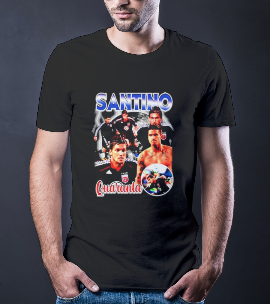 Santino Quaranta Soccer Montage DC United Moments T-Shirt