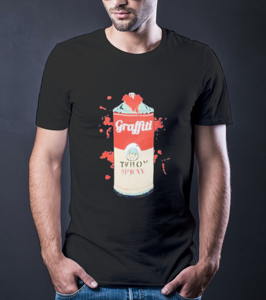 Graffiti TV Boy Spray Can Art Shawn Stockman T-Shirt