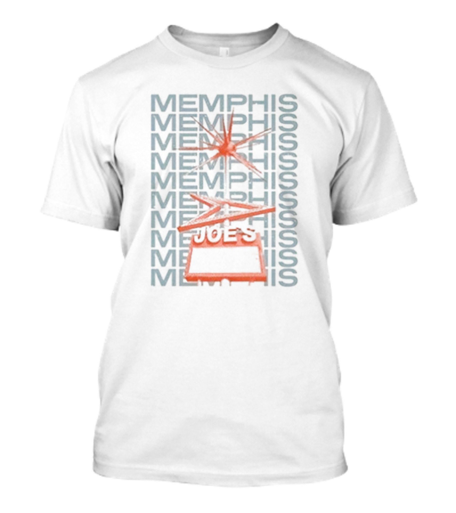 Memphis Joe's Retro Graphic Style With Starburst T-Shirt