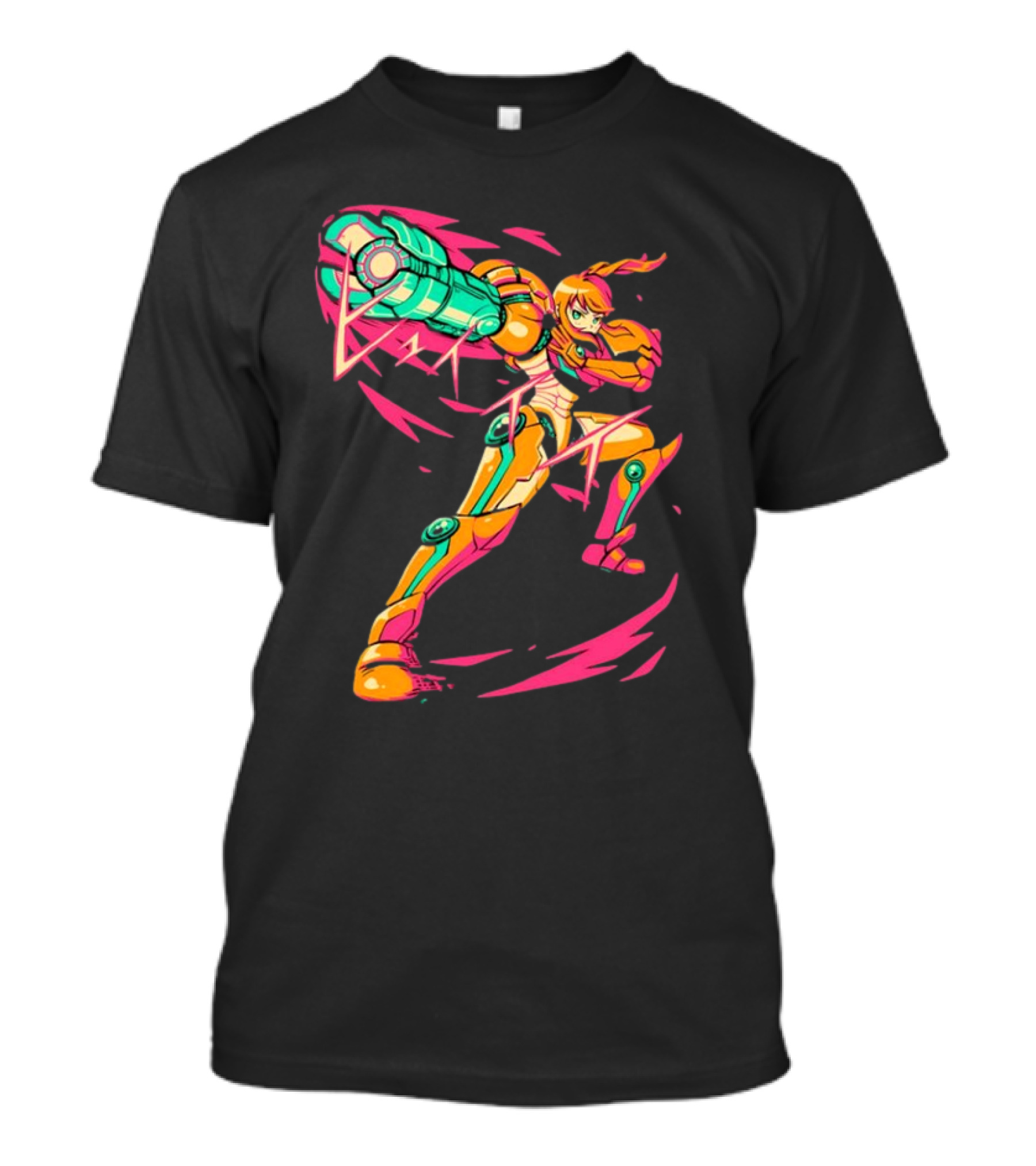 The Yetee Take Aim Metroid Samus Power Suit T-Shirt
