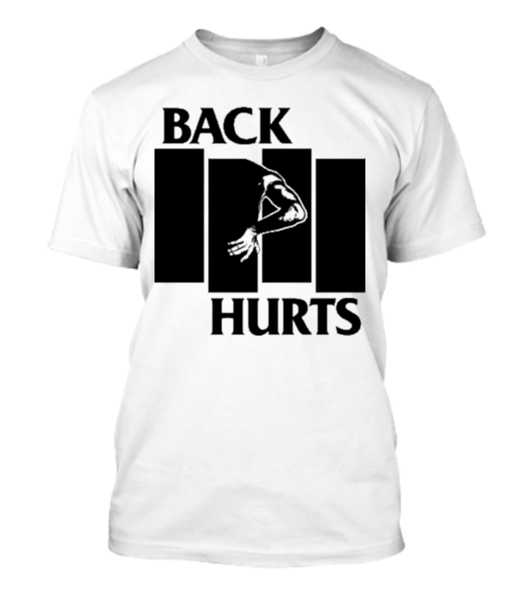 Black Flag Back Hurts T-Shirt