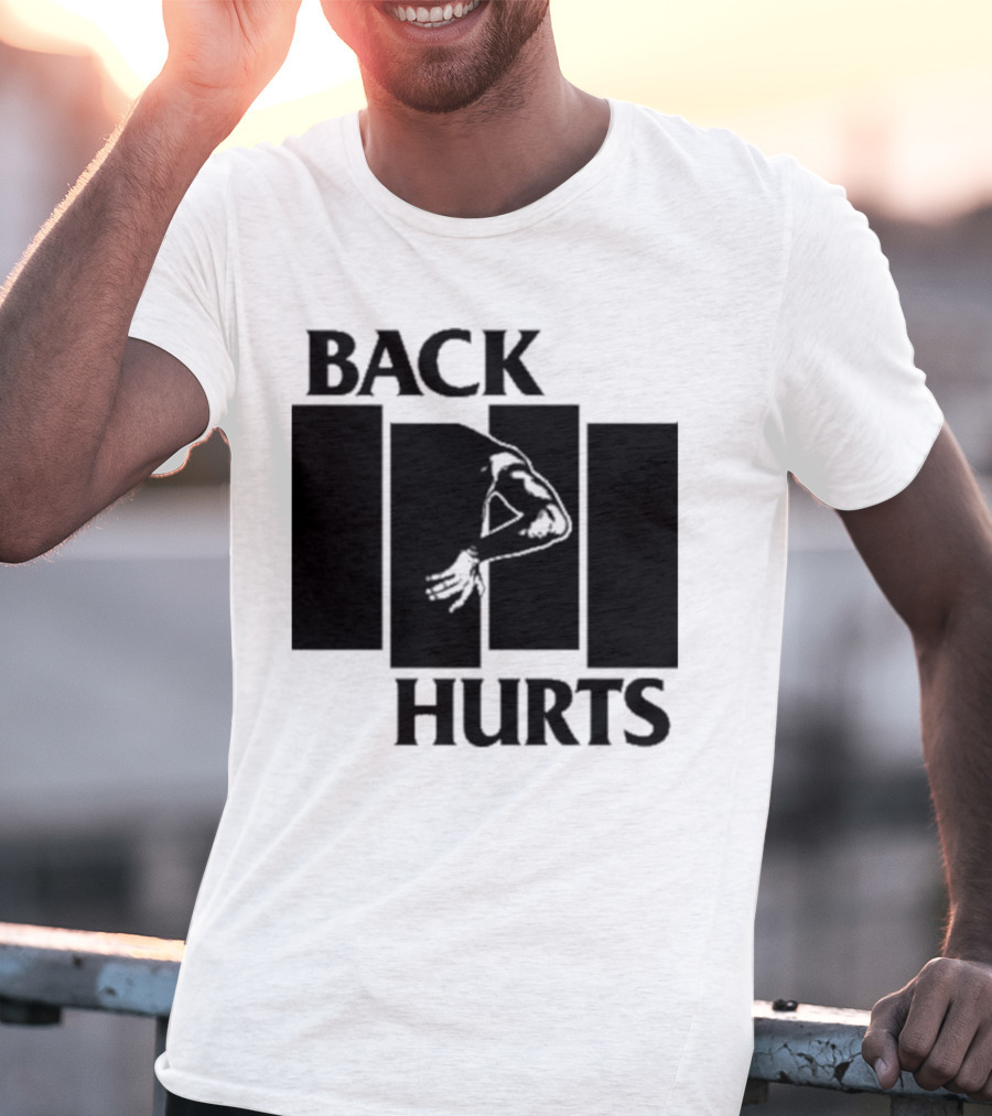 Black Flag Back Hurts T-Shirt