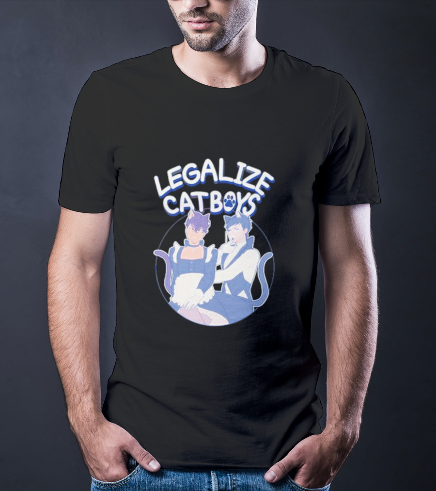 Legalize Catboys Dan And Phil-Inspired Fandom Concept T-Shirt