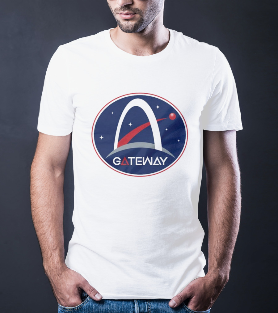 Gateway Program NASA Inspired St. Louis Arch T-Shirt