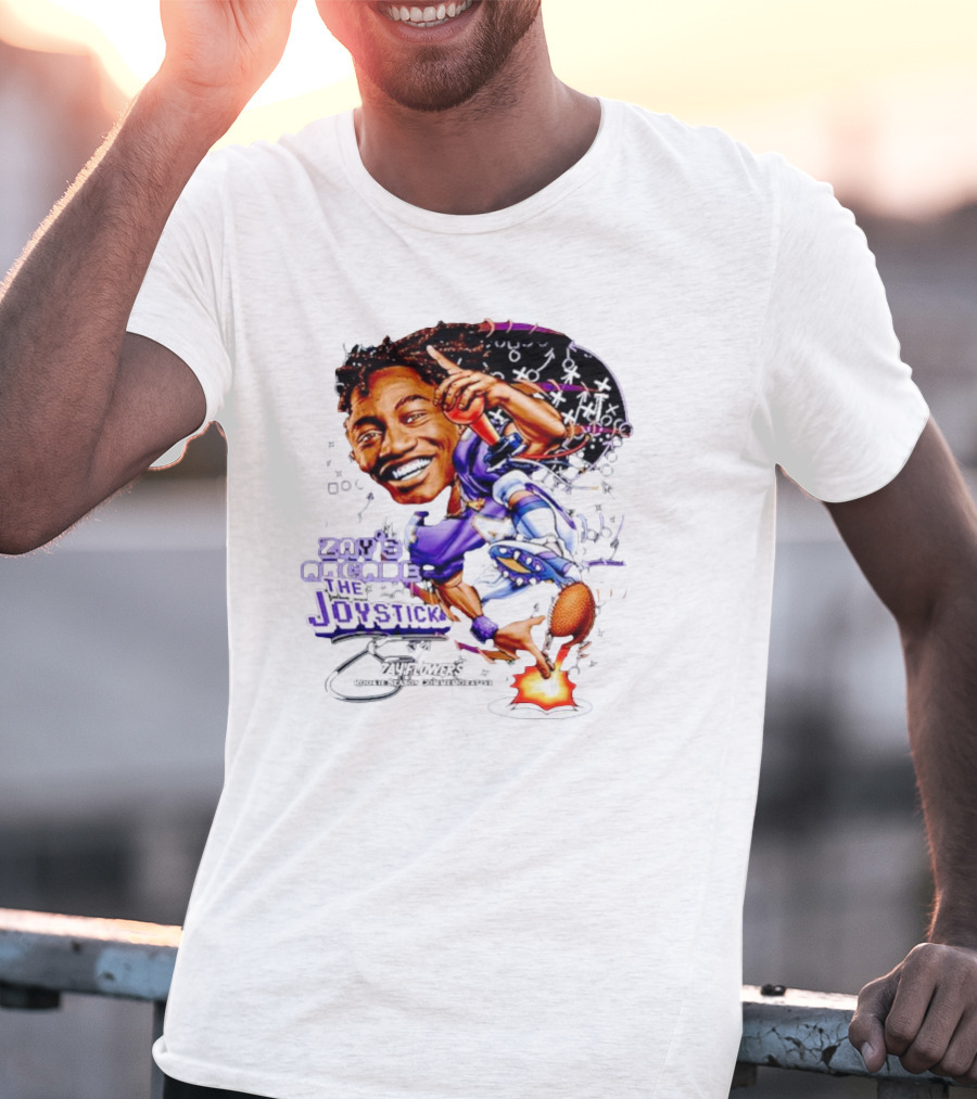 Zay’s Arcade The Joystick Zay Flowers Rookie Season Collaborator T-Shirt
