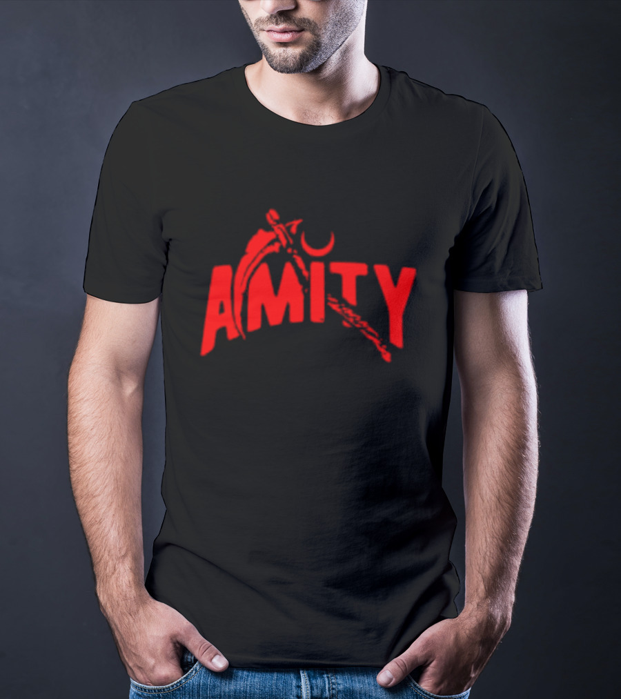 Amity Scythe Pull Me Into Hell Red Crescent T-Shirt