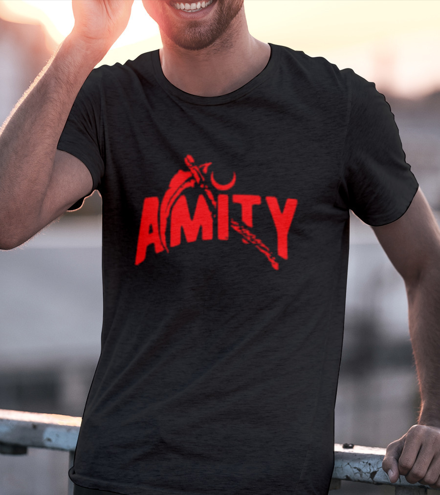 Amity Scythe Pull Me Into Hell Red Crescent T-Shirt