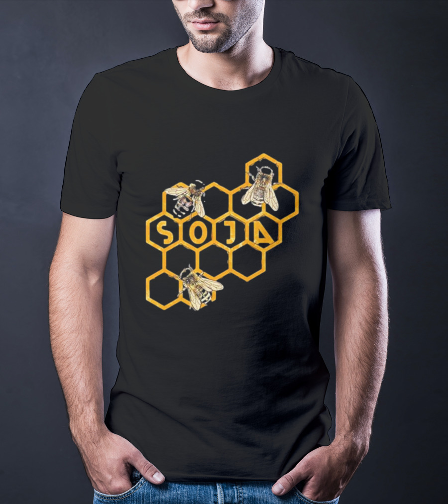 SOJA Bee Honeycomb T-Shirt