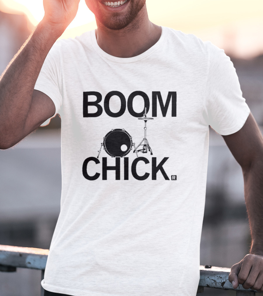 Boom Chick Drums Band Music T-Shirt