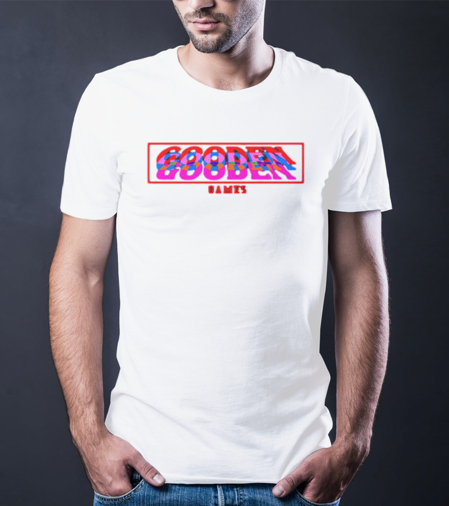 Drew Gooden Merch Gooden Games Glitch Text T-Shirt
