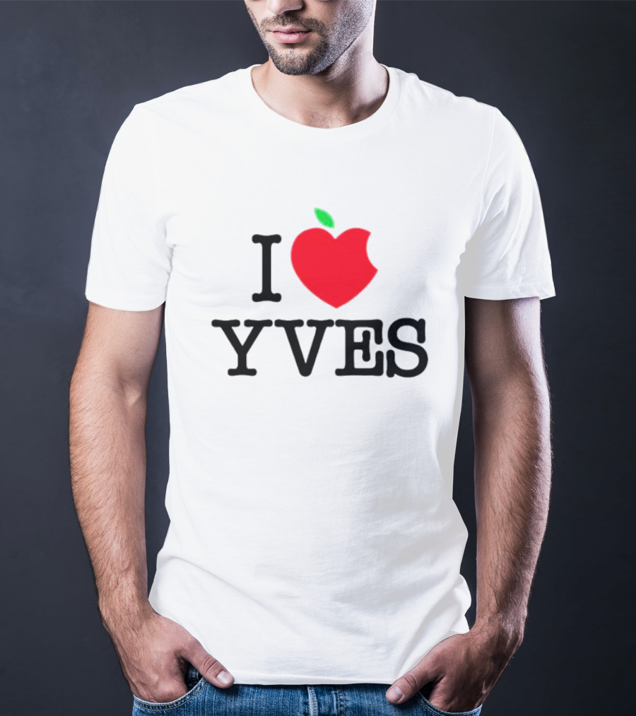 I Heart Apple Yves Red Apple T-Shirt